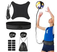 Équipement d'entraînement Volleyball - Réglable Solo Volleyball Practice Trainer | Hands-Free Passing Spike Tool for Beginners | Improve Ball Control For Teens Adults School College Team Workouts