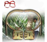 Équipement d'escalade en acier au carbone de différentes tailles, antidérapant, embouts d'escalade, boucle de pied réglable pour poteaux en bois d'électricien, 1 paire, pour cueillir des fruits et des