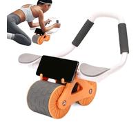 Équipement d'exercice de base, machine AB pour l'entraînement,Roue abdominale amovible avec support du coude | Sliders portables pour la formation, renforcement du formateur pour les hommes, les femme