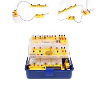 Équipement d'expérimentation électrique de base Électricité physique Electromagnétisme Kit électrothermique pour salle de classe Aides pédagogiques Physique et électromagnétique Expérience B