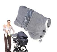 Équipement d'extérieur pour bébé, accessoires de poussette confortables, protections pour les mains, bébé d'hiver, mitaines confortables pour poussette, équipement d'hiver polyvalent, moufles doublées
