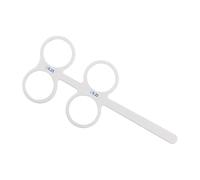 Équipement d'optométrie d'occlusion de support de flipper optique en plastique de 4 lentilles de marque supérieure(0.25)