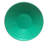 Équipement d'orpaillage Rond de 38 cm avec différentes grilles pour Une séparation Efficace de l'or. Équipement de Prospection Manuel léger en Plastique. (C, 38x38x8cm)