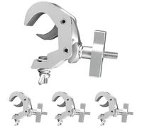Équipement et accessoires d'éclairage de scène, Pinces en C en aluminium pour échafaudages, durables et réglables, 40-52 mm, avec une portée de 150 kg/330 lb (Lot de 4)
