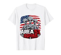Équipement Graphique de l'équipe de Recherche sur Les extraterrestres d'OVNI Area 51 Squad T-Shirt