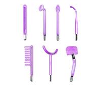 Equipement haute fréquence pour le visage électrothérapie tige électrode et tube en verre ETS705 (pourpre)