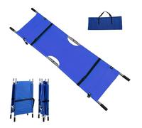 Équipement Médical D'urgence,Civière Pliante En Aluminium For Sauvetage Médical,Civière De Premiers Secours For Monter Les Personnes À L'étage,Équipement D'ambulance(Blue)