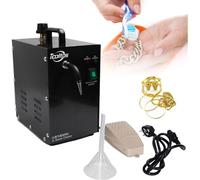 Équipement Nettoyage Pour Bijoux En Or Et Argent, Machine Nettoyage Vapeur Bijoux, Nettoyeur Vapeur Électrique Bijoux, Réservoir 2L, Pour Bijoux Bague Boucle D'oreille Collier Lunettes Montre Black