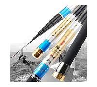 Équipement Pêche Canne Pêche Tie à pêche télescopique Super Light Hard Carbon Stream Rod Polt Main for Les Gros Poissons Conseils de Rechange(14 M)
