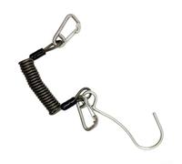 Équipement Plongée Sous-Marine Crochet 5mm Solide | Double pointe antidérapante, protection récif, fixation pour caméra, pour flash, lampe, plongée technique(Black)