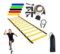 Équipement pour bâtons d'entraînement d'agilité, équipement pour entraînement de vitesse d'échelle d'agilité | Entraînement de football réglable | Kit d'entraînement d'agilité durable pour football