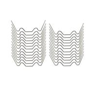 Équipement pour serristes, Clips W en INOX pour plaques alvéolaires | Le remplacement des fixations usées s'effectue à la main en quelques secondes, facilitant les travaux d'entretien.
