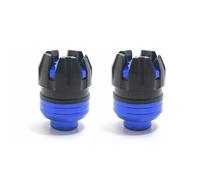 Équipement Protection Moto Lot de 2 ou 4 Protections universelles pour Suspension Avant, Cadre Coulissant, Protection antichute pour Moto et Scooter Protection Contre Les Chutes(Blue 2pcs)
