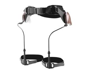 Équipement robotique portable ergonomique de propulseur d'exosquelette | Aide à la marche électrique à 50 % d'économie d'effort avec force réglable, dispositif d'assistance à la marche