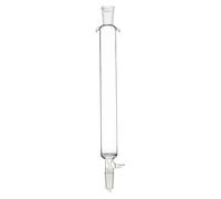 Équipements et fournitures de laboratoire Colonne de chromatographie en verre 250 ml 24/40 30 cm OD = 35 mm Aspiration sous vide