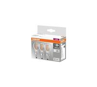 Osram Ampoules LED filament sphérique E14 4 W équivalent 40 W Blanc froid 4000K - Lot de 3