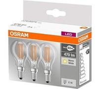 Equipements Pour Luminaire Osram - Led Retrofit Classic P 40 4w/827 230 Fl E14 Pack De 3 Pcs - 4058075819337 blanc G