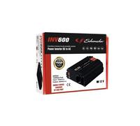 Schumacher INV 600 Onduleur Convertisseur Sinus Modifié 12V DC > 230V AC - Puissance Continue 600W - Protections Surtensions, sous-Tensions, Surcharges et Thermique - Ventilateur - Silencieux