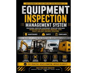 Equipment Inspection Management System: Professional Inspection, Maintenance, Repair and Compliance Record Book for Construction, Industrial, Fleet, Facility and Heavy Equipment Operations