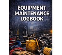 Equipment Maintenance Logbook: Service Records, Repairs, Inspection & Preventative Maintenance Tracking