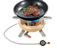 Equipo De Cocina Para 5 Fogones De Exteriores Para Picnic Y Senderismo Estufa De Camping - Estufa Plegable Para Exteriores De 16000W | Quemador Compacto A Prueba De,