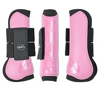 Equipride Bottes de tendon pour cheval 14 couleurs incroyables Shetland - Poney - Full (Full/Cob, Flamingo Rose)