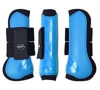 Equipride Bottes pour tendons pour chevaux, 14 couleurs incroyables, taille Shetland - poney - complète (Pony, Ciel)