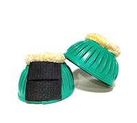 Equipride Cloche de surportée en Caoutchouc avec Doublure en Fausse Fourrure Taille XXL-XS (M, Vert)