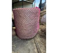 Equipride Filet à foin rond avec petits trous et balles de 1,8 m (rose)
