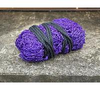 Equipride Filet à foin rond avec petits trous et balles de 1,8 m (violet)