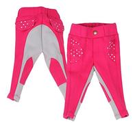 Equipride Pantalon d'équitation pour enfant de 0 à 2 mois à 4 ans, fuchsia, 3-6 Months (68)