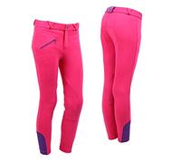 Equipride Pantalon Jodhpurs/Pantalon d'équitation pour enfant 6 combinaisons de deux couleurs