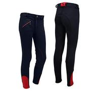 Equipride Pantalon Jodhpurs/Pantalon d'équitation pour enfant 6 combinaisons de deux couleurs