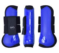 Equipride QHP Bottes de tendon pour cheval - 14 couleurs incroyables - Shetland - Poney - Pleine (Bleu cobalt)