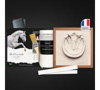 EquiPrint™ - Kit Empreinte Cheval avec Moulage - Créez un Souvenir Unique de Votre Cheval - Empreinte de Sabot avec Cadre Sur-Mesure - Coffret Éternel - Cadeau d’Exception