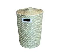 Equipstore 32674 Panier à Linge Paille Naturel Blanc 40 x 44 x 58 cm