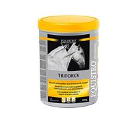 EQUISTRO® Triforce | Complément alimentaire pour chevaux | Pour renforcer l'endurance, la condition physique et la chevalerie | Protection des muscles contre le stress oxydatif | 600 g