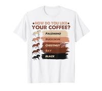 Équitation Amusante Comment Aimez-Vous Votre café T-Shirt