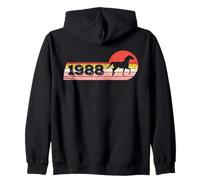 Équitation Anniversaire né en 1988 cavalière Chevaux Cheval Sweat à Capuche