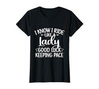 Équitation Boss Lady Good Luck Keeping Pace Horse Rider T-Shirt