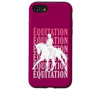 équitation Cheval Chevaux Chevalier Fille Femme ritro Coque pour iPhone SE (2020) / 7/8