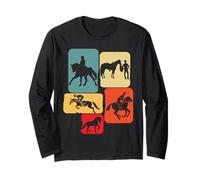 équitation Cheval Chevaux Chevalier Fille garçon ritro Manche Longue