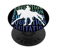 équitation Cheval Chevaux Chevalier Fille garçon ritro PopSockets PopGrip Adhésif