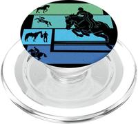 équitation Cheval Chevaux Chevalier Fille garçon ritro PopSockets PopGrip pour MagSafe