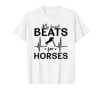 Equitation de l'amour du Cavalier T-Shirt Graphique avec Valeur