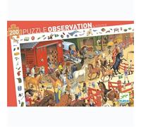 Djeco Puzzle Équitation – 200 pièces – G