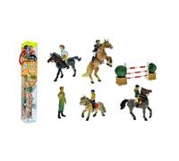 Equitation - Tubo De 10 Figurines