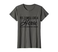 Équitation Yes I Smell Like A Horse Girl Drôle T-Shirt