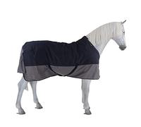 EQUITHEME Couverture Tyrex 600D - 50G - Couleurs - Marine/Gris, Taille Couvertures - 5.9
