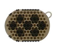 EQUITHEME Gant Double Face étrille et Massage - Couleurs - Noir